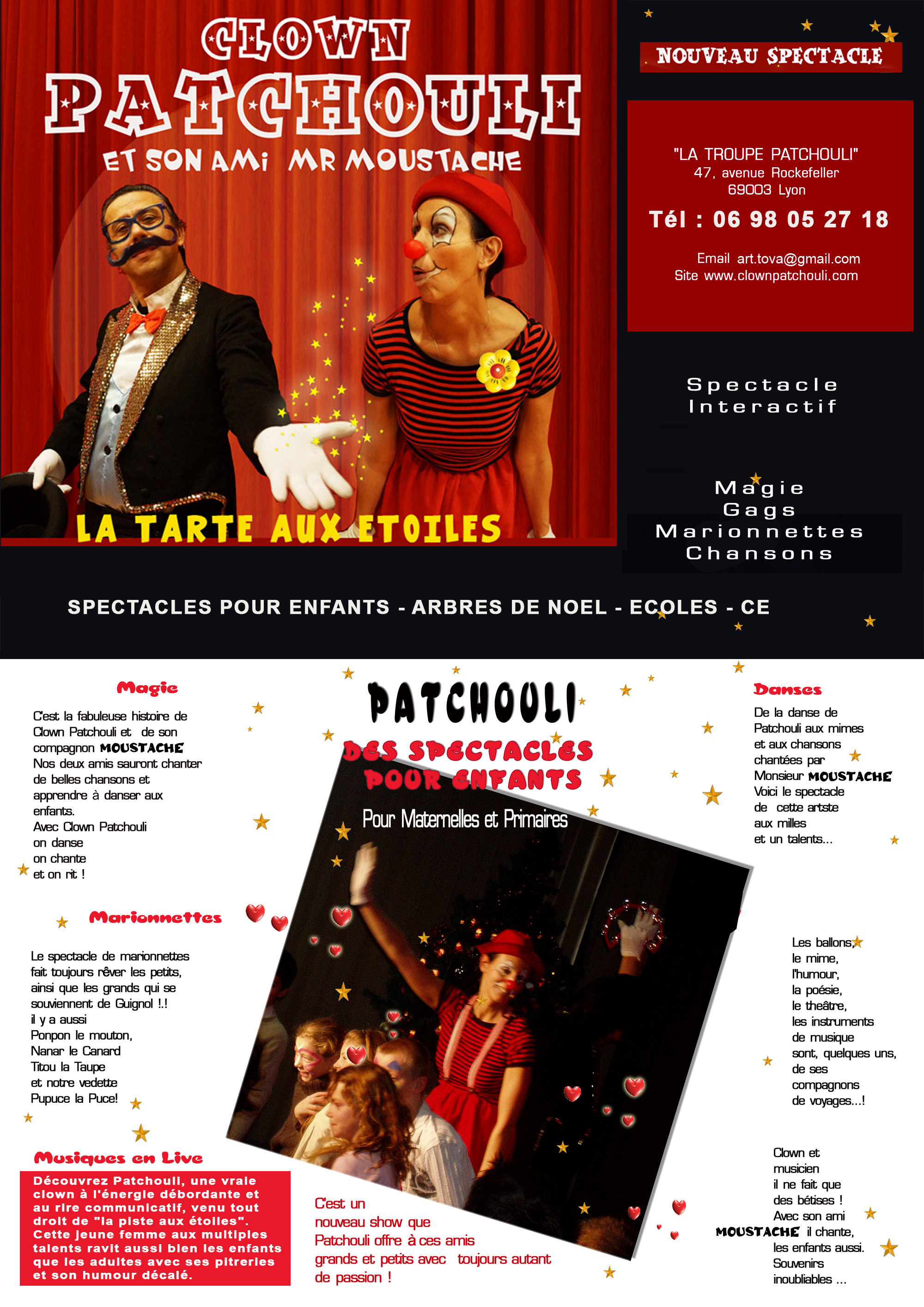 Affiche Le Cirque aux Étoiles