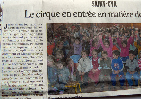 Spectacle de clown pour écoles et événements